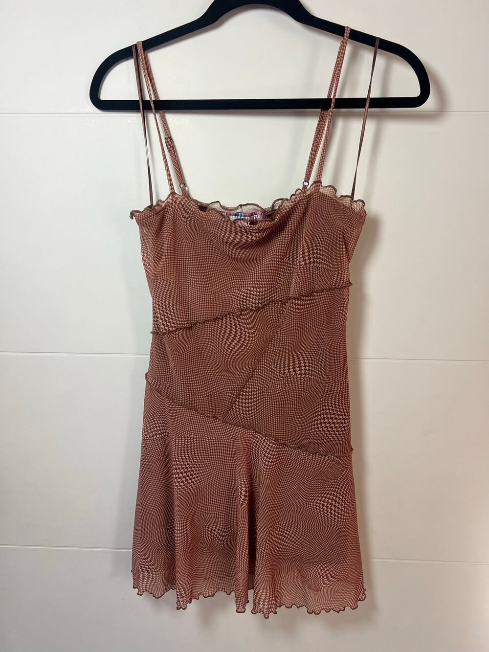 Urban Outfitters Moxie Mesh Mini Slip Dress Size XS Y2K Fairycore Whimsy Twee
